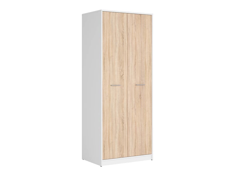 Szafa dwudrzwiowa Nepo Plus 80 cm biały/dąb sonoma 29769