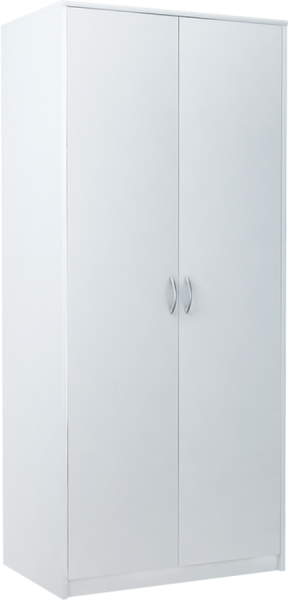 Szafa Dwudrzwiowa Sz05 Biały 193x85x55 cm Bestseller 573677