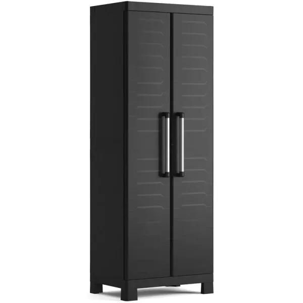 Szafa garażowa wysoka 182 cm z przegrodą KETER DETROIT Utility, czarna 939628