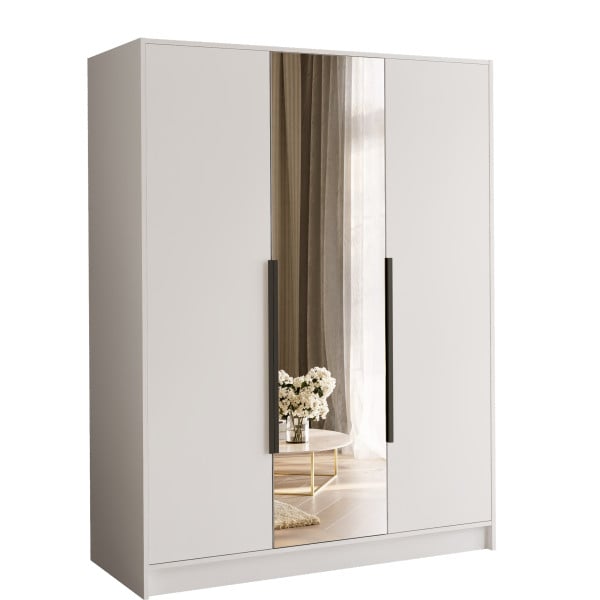 Szafa garderoba 150 cm z półkami LESTO biała 813146