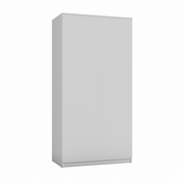 Szafa garderoba drzwi półki SD-90 biała 290353