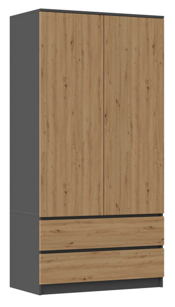 Szafa garderoba SS-90 antracyt / dąb artisan 139803