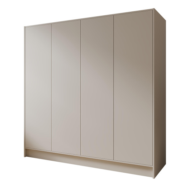 Szafa GAVA 200 cm Kaszmir - 4 drzwi TIP-ON Bez Uchwytów 957911
