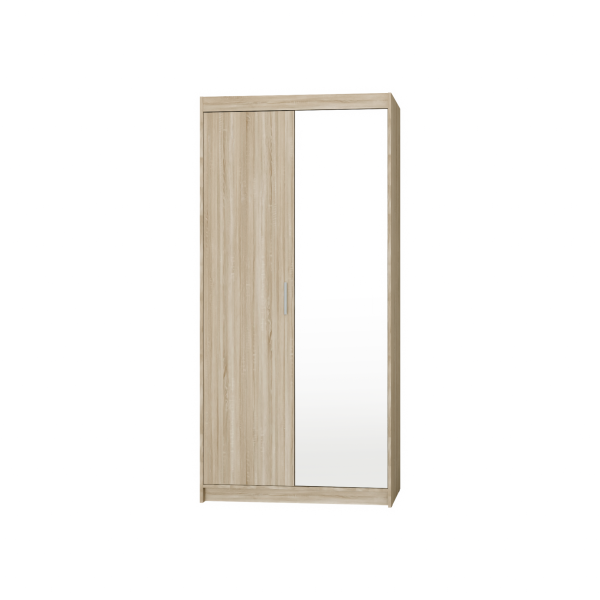 Szafa HELENA 90 cm dąb Sonoma z lustrem – elegancka i praktyczna 774632