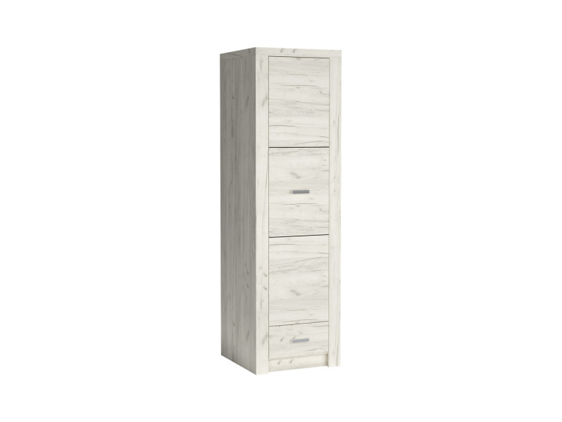 Szafa jednodrzwiowa Indianapolis I-2 56 cm kraft biały 136017