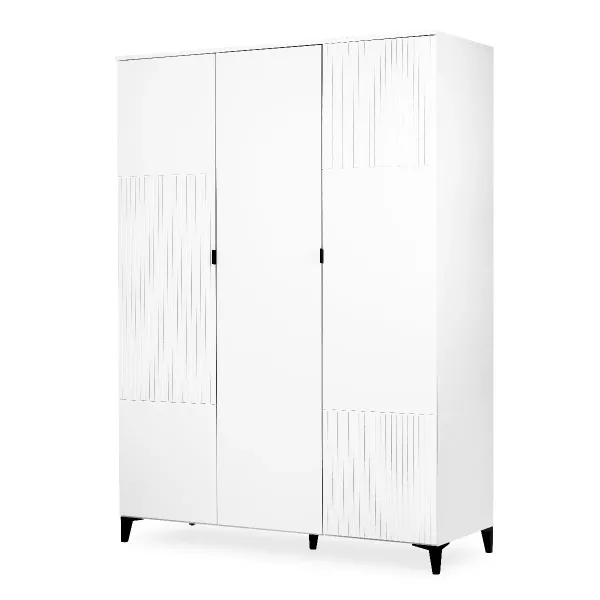 Szafa MIA biała/czarna 414973