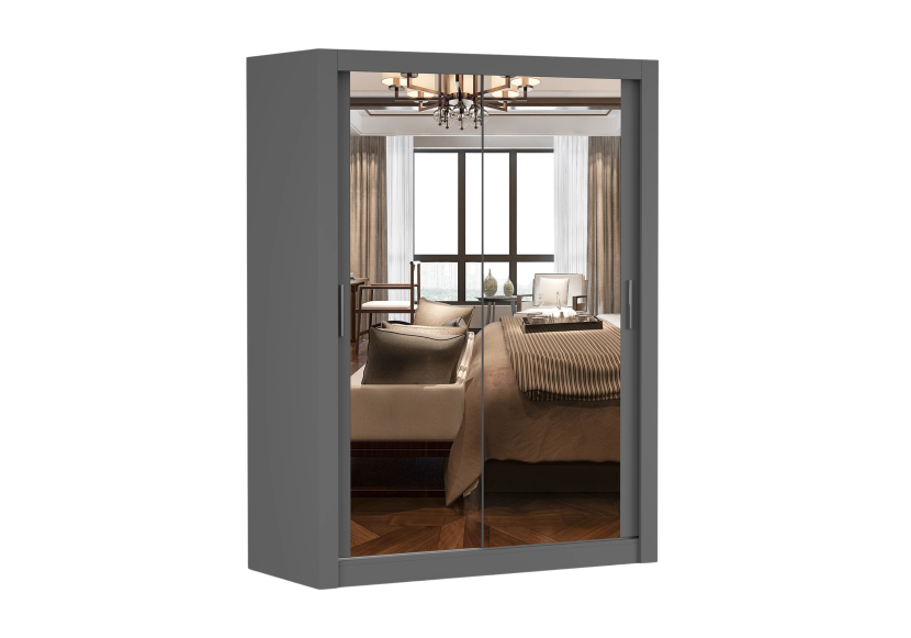 Szafa Milan 150 cm Szary mat/Szary mat 1031280