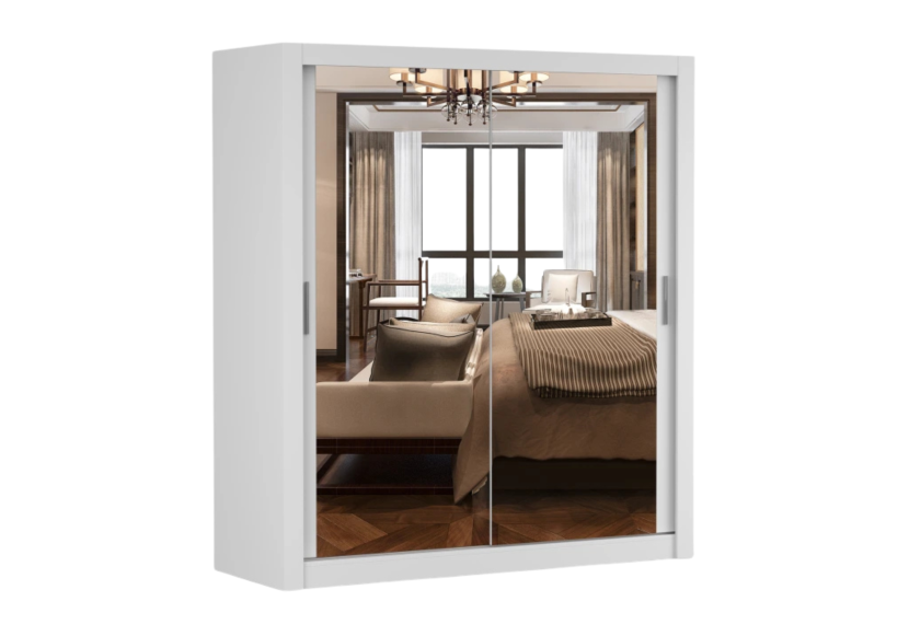Szafa Milan 180 cm Biały mat/Biały mat 1031276