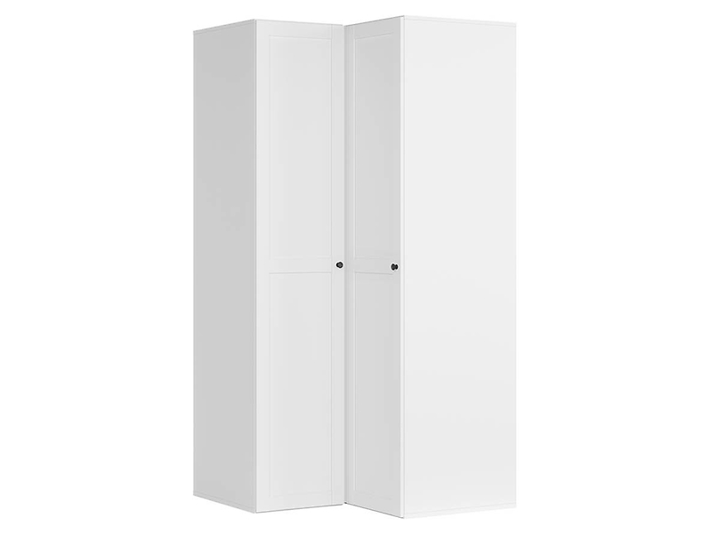 Szafa modułowa Flex 120x118 cm narożna biała 38256