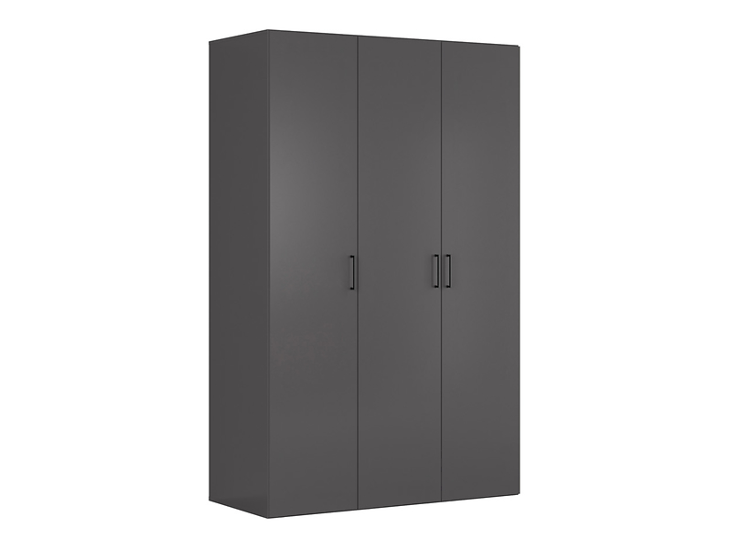 Szafa modułowa Flex 150 cm z 3 drzwiami grafitowa 358657