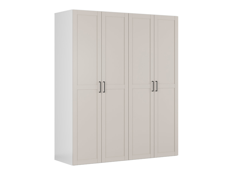 Szafa modułowa Flex 200 cm z 4 drzwiami kaszmir 359751