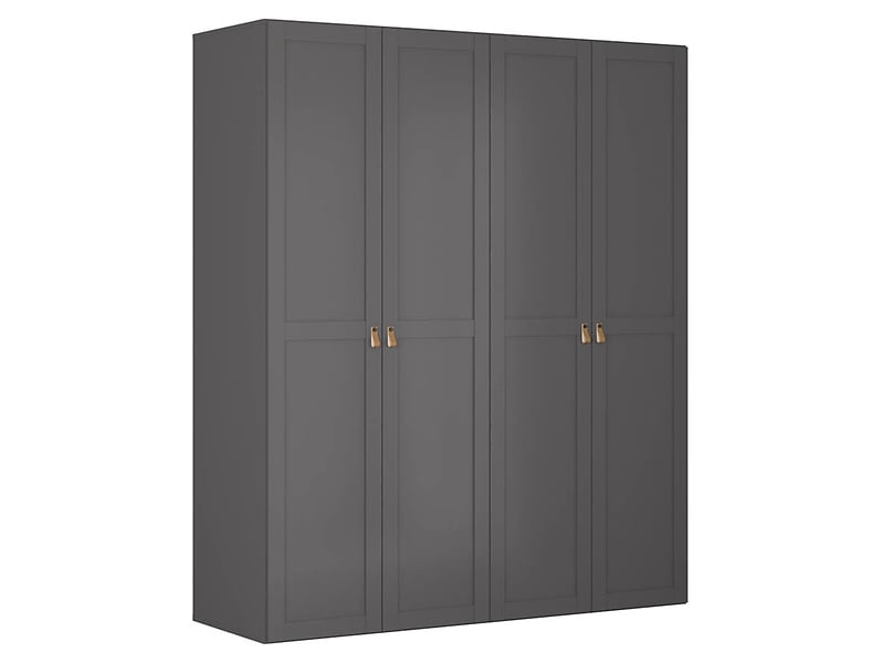 Szafa modułowa Flex 200 cm z drzwiami grafit 56352