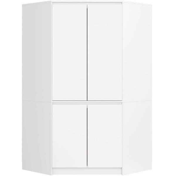 Szafa narożna S100 AKORD Biała 100x50x180 cm 303546