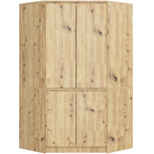 Szafa narożna S100 AKORD Dąb Artisan 100x50x180 cm 303555