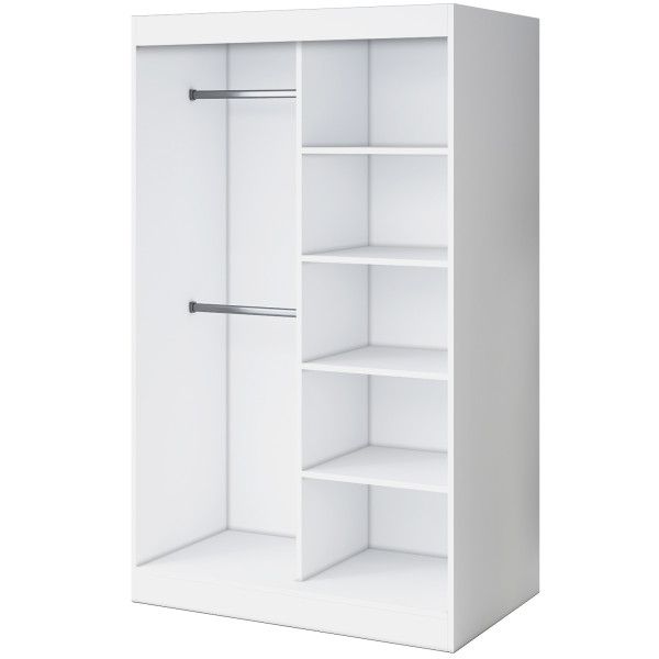 Szafa otwarta 120x200 Troy , Biały mat 653289