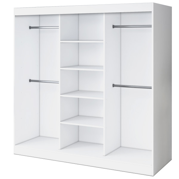 Szafa otwarta 200x200 Troy , Biały mat 653298