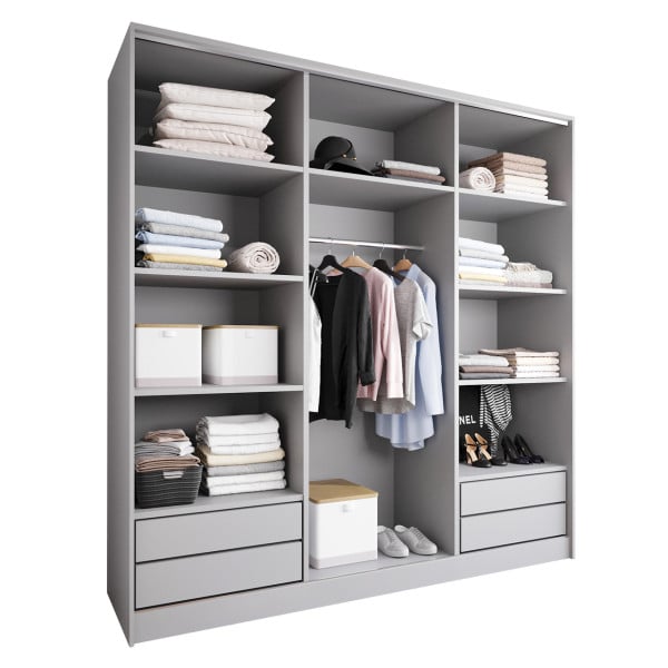 Szafa otwarta MERVO K3 180 szara 298208