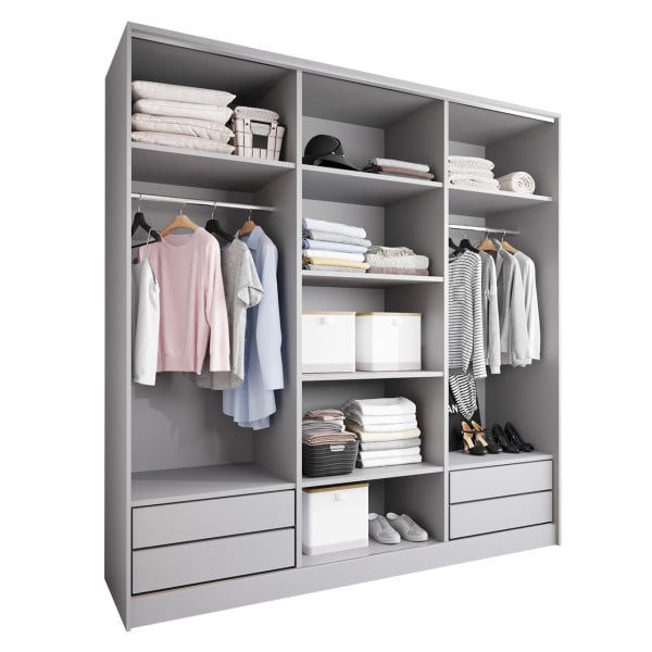 Szafa otwarta MERVO K4 180 szara 298157