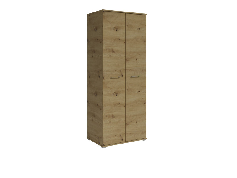 Szafa Otwierana Dwudrzwiowa 80cm x 200cm ARTISAN | Półki + Wieszak 917581