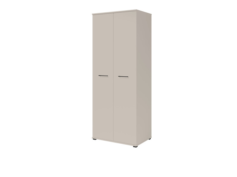 Szafa Otwierana Dwudrzwiowa 80cm x 200cm KASZMIR | Półki + Wieszak 917577