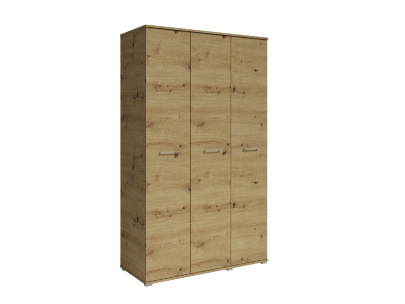 Szafa Otwierana Trzydrzwiowa 120cm x 200cm ARTISAN | Półki + Wieszak 917563