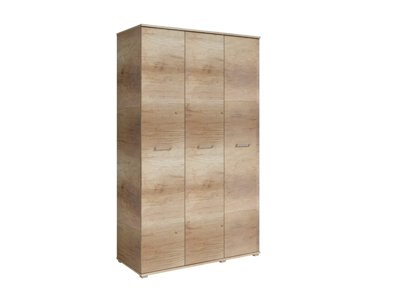Szafa Otwierana Trzydrzwiowa 120cm x 200cm CANION | Półki + Wieszak 917565