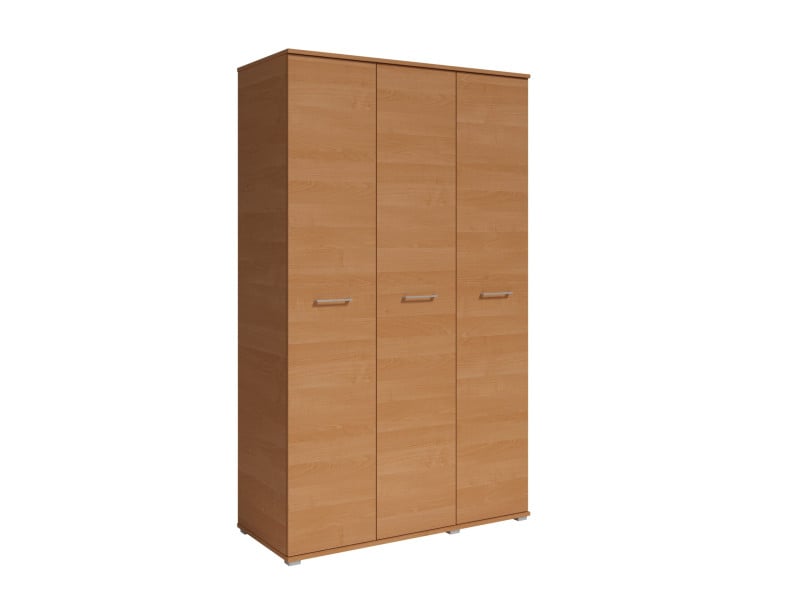 Szafa Otwierana Trzydrzwiowa 120cm x 200cm OLCHA | Półki + Wieszak 917586
