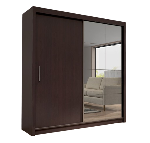 Szafa PESO 200 z Lustrem Wenge 310178