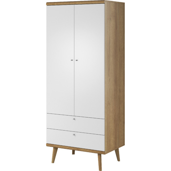 Szafa PRIME 09 dąb riviera / biały 248888