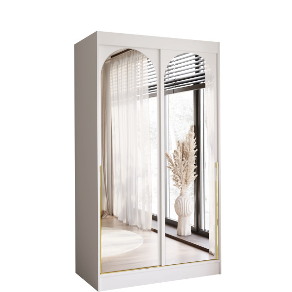 Szafa przesuwna 120 cm MORIN z lustrem 868147