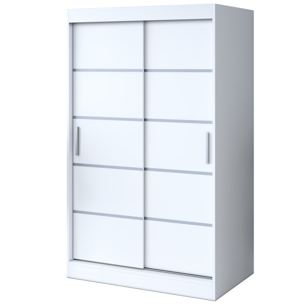 Szafa przesuwna 120x200 Nina , Biały mat 630084