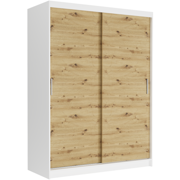 Szafa przesuwna 150 cm 2-drzwi FRAMIRE Rivano III biały artisan 966338