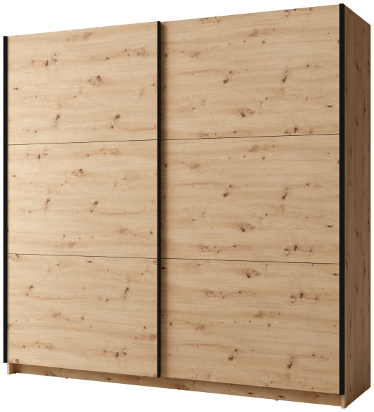 Szafa przesuwna 150 cm do sypialni ARLEN dąb artisan 763721