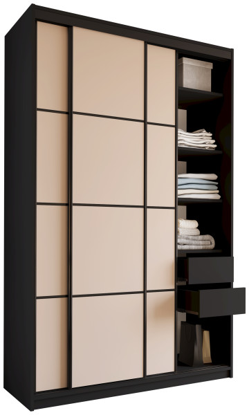 Szafa przesuwna 150 cm LOFT MAX beż 527280