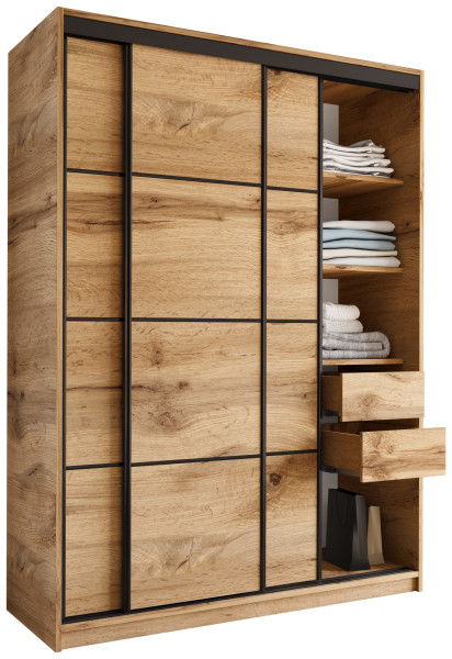Szafa przesuwna 150 cm LOFT wotan drążki 527311
