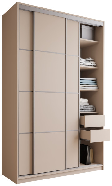 Szafa przesuwna 150 cm TOP MAX beż piaskowy 245547