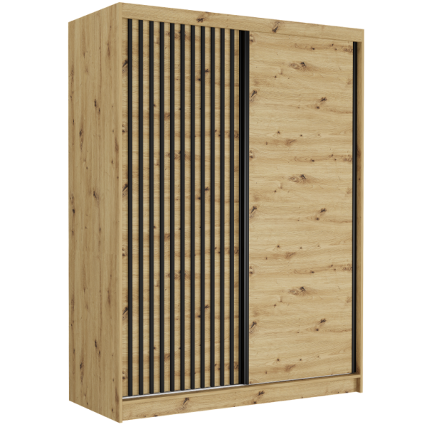 Szafa przesuwna 150 cm z lustrem lamele FRAMIRE Rivano VIII artisan artisan 966334