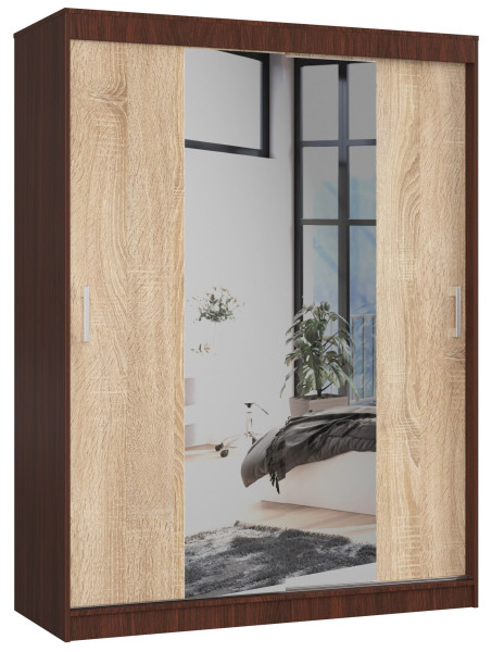 Szafa Przesuwna 150Cm Clp Wenge / Sonoma 728024