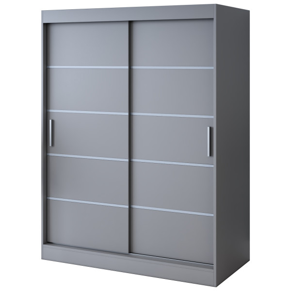 Szafa przesuwna 150x200 Nina , Antracyt mat 629839