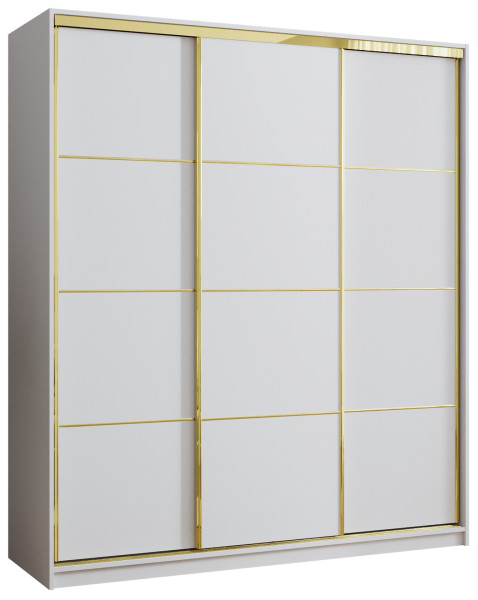 Szafa przesuwna 180 cm GOLD NEW biała matowa 248976