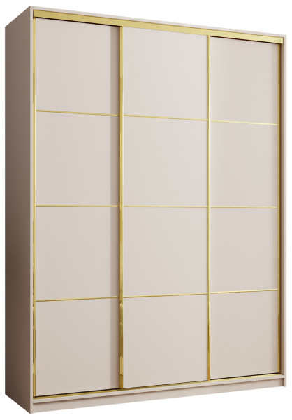 Szafa przesuwna 180 cm GOLD NEW MAX wysoka szafa do sypialni 671385