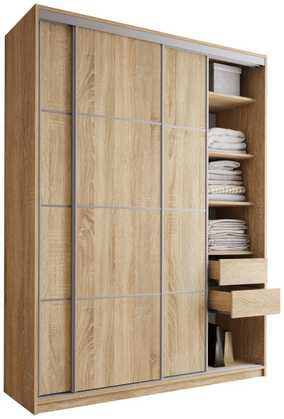 Szafa przesuwna 180 cm TOP MAX dąb sonoma 245600