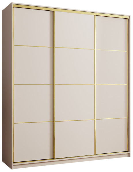 Szafa przesuwna 200 cm GOLD NEW MAX wysoka szafa do sypialni 671333