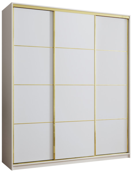 Szafa przesuwna 200 cm GOLD NEW MAX wysoka szafa do sypialni 671453