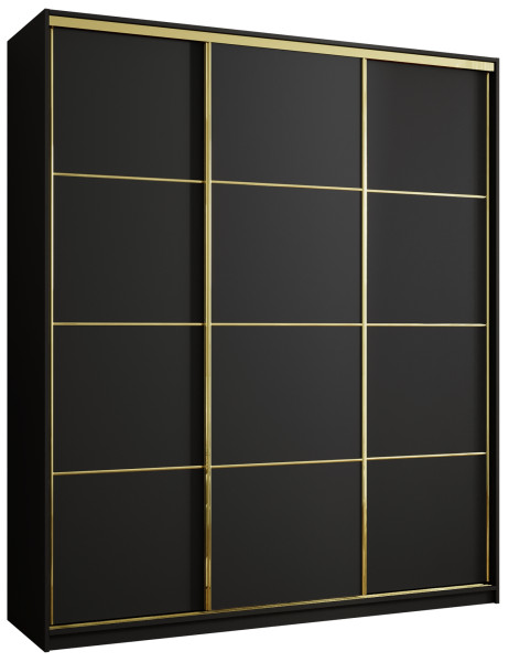 Szafa przesuwna 200 cm GOLD NEW MAX wysoka szafa do sypialni 671514