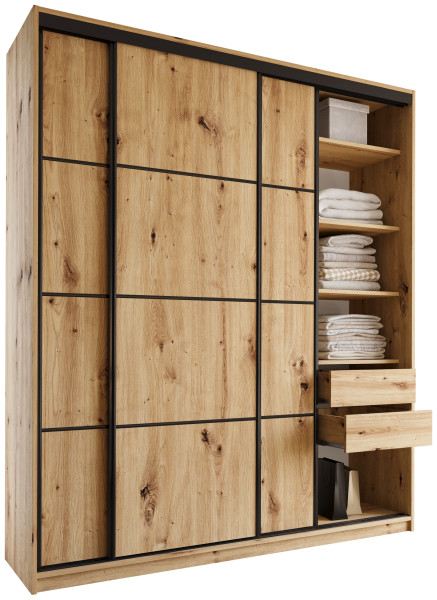 Szafa przesuwna 200 cm LOFT MAX 527265