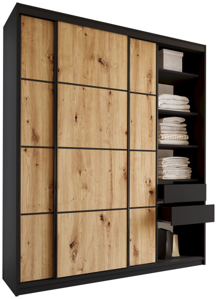 Szafa przesuwna 200 cm LOFT MAX 527196