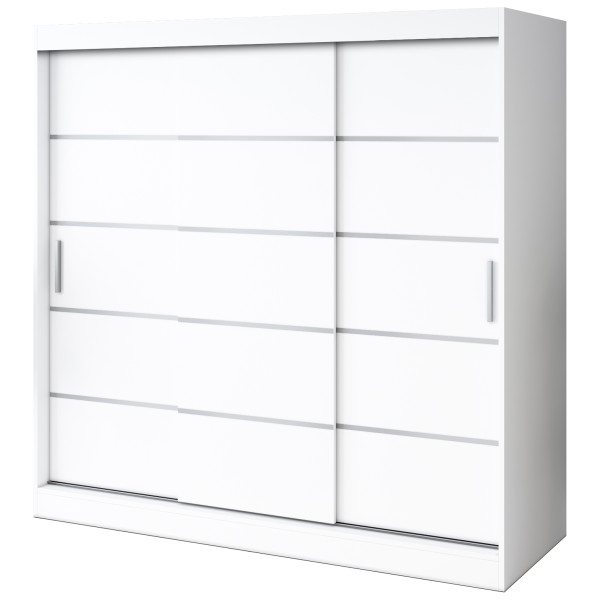 Szafa przesuwna 200x200 Nina , Biały mat 629949