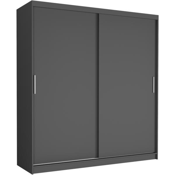 Szafa przesuwna 203 cm FRAMIRE Tivaro VI antracyt antracyt 963026