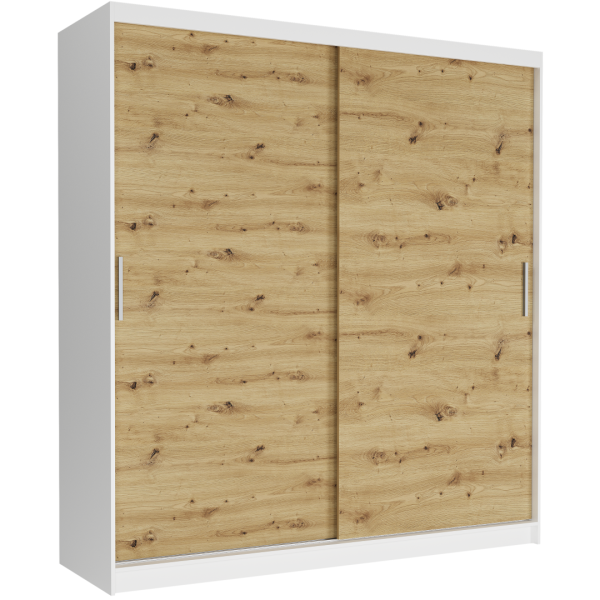 Szafa przesuwna 203 cm FRAMIRE Tivaro VI biały artisan 963045